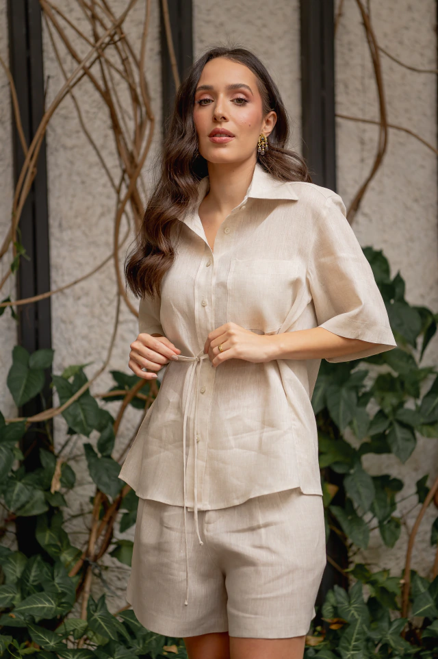 Camisa Lituânia de Linho