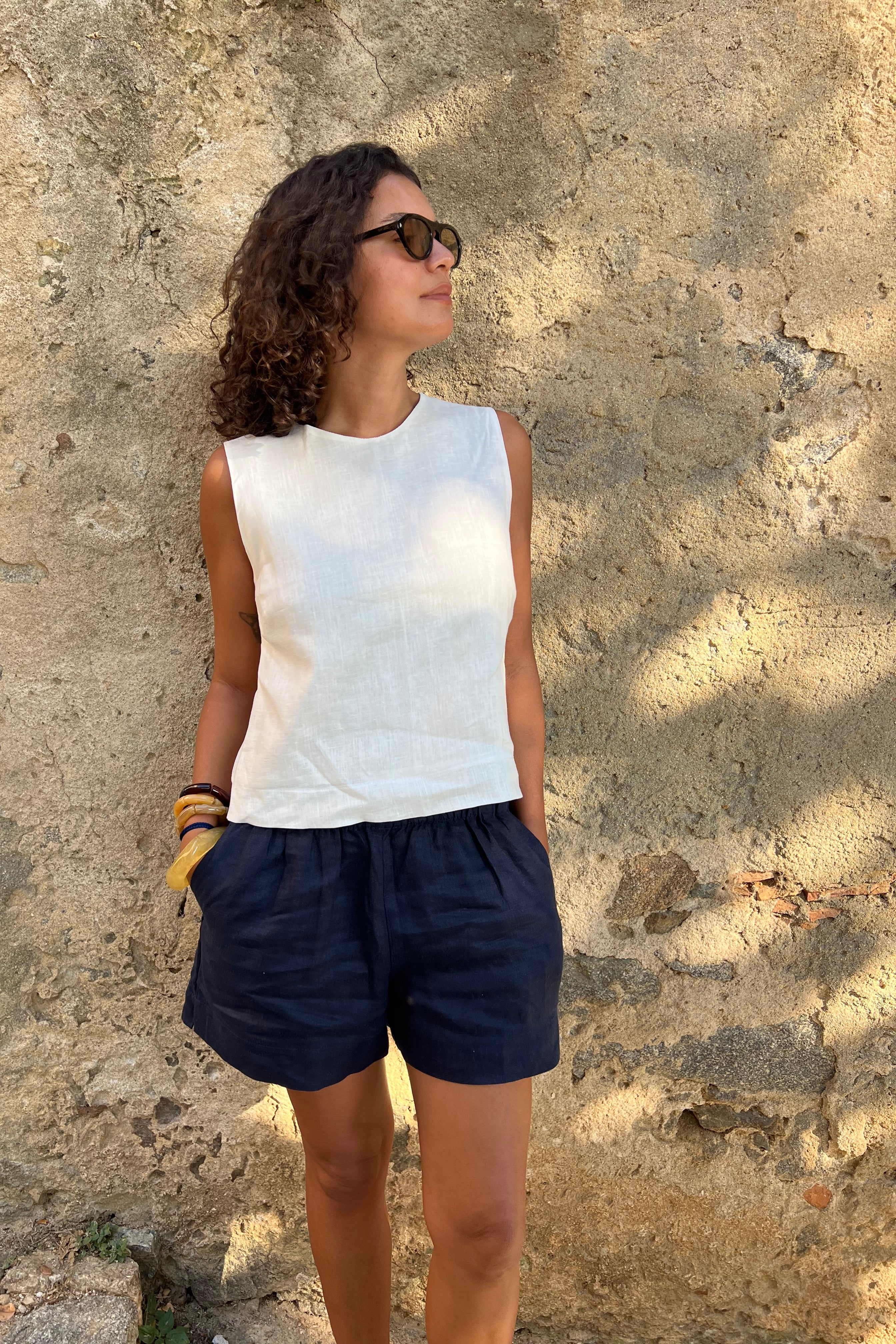 Shorts de Linho Anna