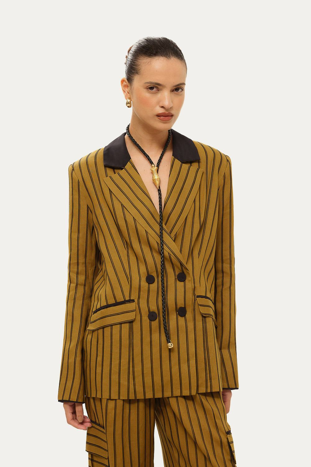 Blazer Clarien Framed de Linho