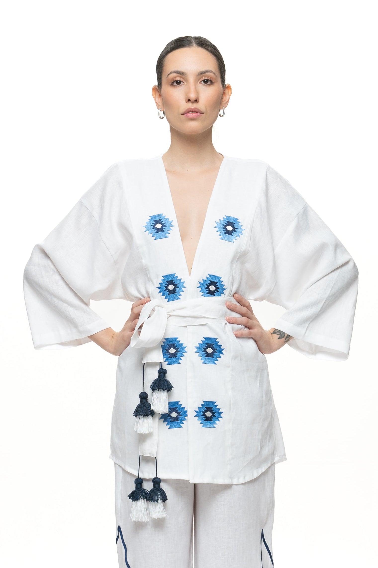 Kimono Marrocos de Linho